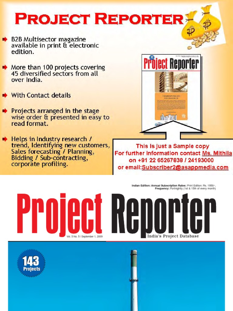 Project Reporter | PDF | Business
