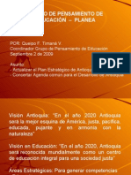 Plan Estratégico de Educación  2009