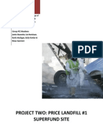 ARTIFACT #1 - EnVL Pollution and Regulation - Price Landfill Project