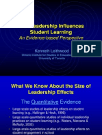 Four Paths of Influence Kenneth Leithwood