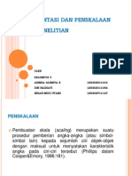 Instrumentasi Dan Penskalaan Dalam Penelitian