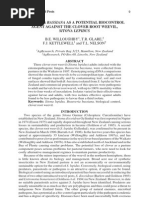 Download Beauveria Bassiana as a Potential Bio Control Agent Againts the Clover Root Weevil Sitona Lepidus by cuongnguyen2000 SN19494127 doc pdf