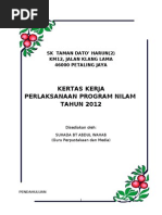 Kertas Kerja Perlaksanaan NILAM 2012