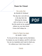 Poem For Friend: My Lucky Star
