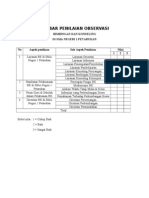 Aspek Penilaian Observasi BK