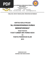 Kertas Kerja Projek Surau Berinfomasi 2013