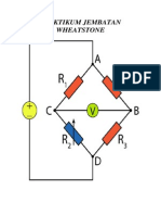 Jembatan Wheatstone Praktek Fisika