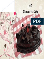A's Chocolate Cake