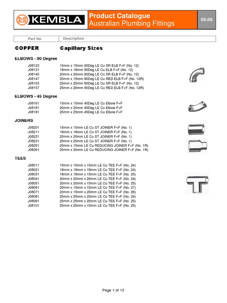 KEMBLA Catalogue PDF Copper Plumbing