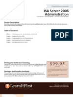 ISA Server 2006 Administration