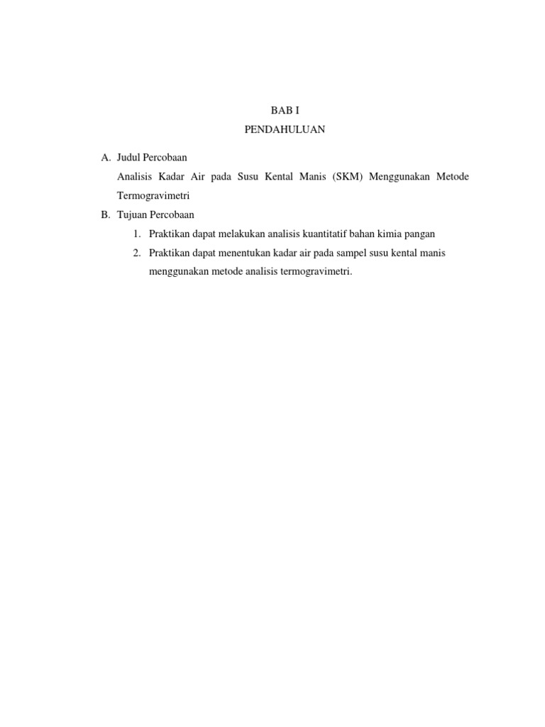 Susu Kental Manis | PDF