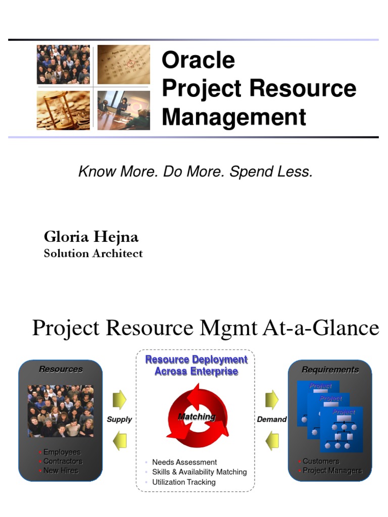 Oracle Project Resource Management Guide | PDF | Resource Management ...