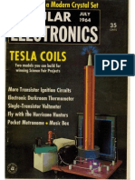 A Tesla Coil Big TC - Popular Electronics July 1964