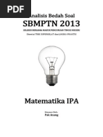 Download AnalisisBedahSoalSBMPTN2013MatematikaIPAbyroedi70SN194982055 doc pdf