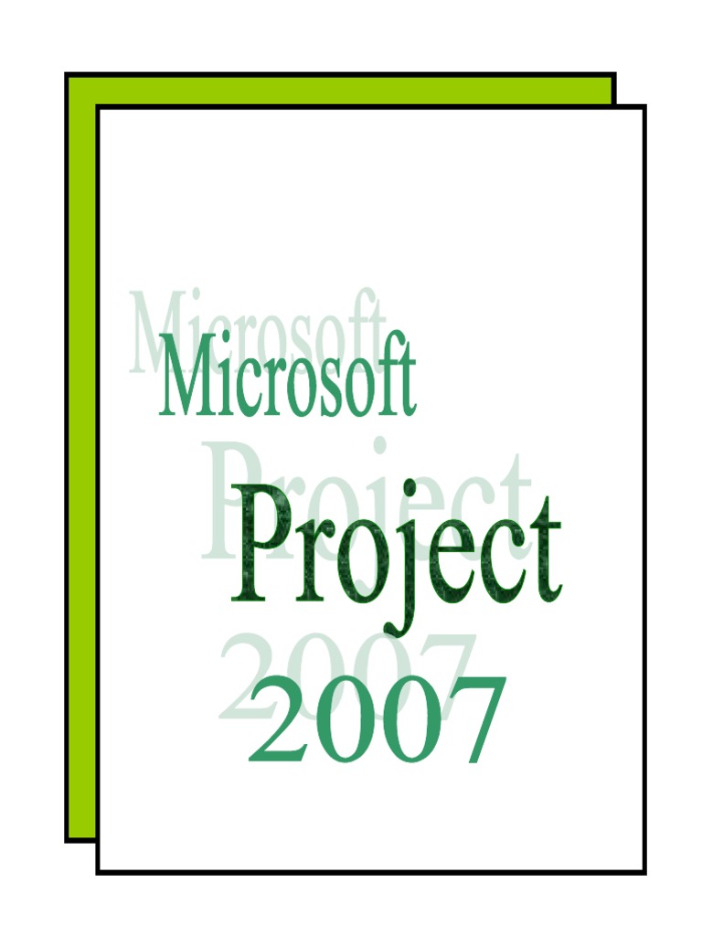 Pasos para Utilizar Microsoft Project 2007 | PDF
