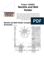 Necktie and Belt Holder: Project 14309EZ