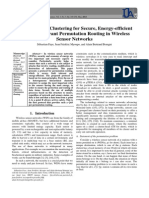 Heterogeneous Clustering for Secure, Energy-efficient and Fault tolerant Permutation Routing in Wireless Sensor Networks