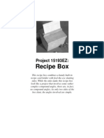 Recipe Box: Project 15193EZ