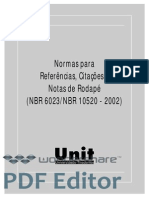 Citacoes-e-referencias ABNT NBR6023 e 10520