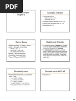 Simulation Examples Examples (In Book) : A S A S A S A S