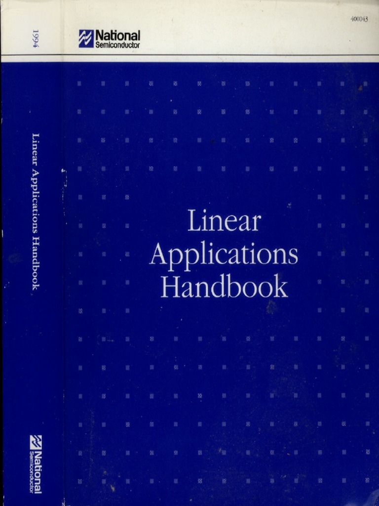NATIONAL SEMICONDUCTOR LINEAR APPLICATIONS HANDBOOK visual data 5