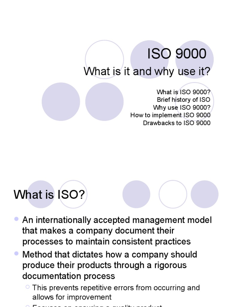Iso 9000 | PDF | Business | Finance & Money Management