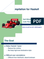 Supercompilation for Haskell