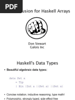 Download Stream Fusion for Haskell Arrays by Don Stewart SN19502827 doc pdf