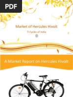 hercules hivolt electric cycle