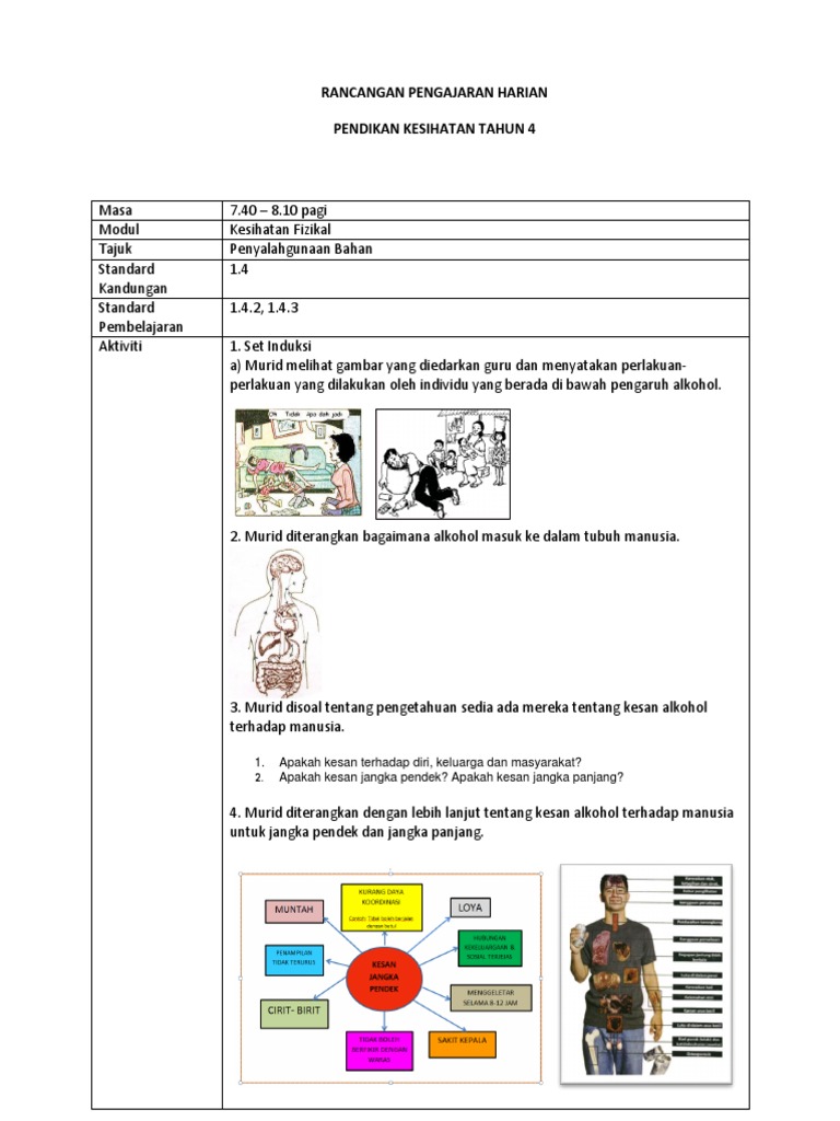 Rph Pendidikan Kesihatan Tahun 4 Pdf