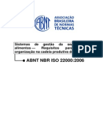 Abnt NBR Iso 22000-2006