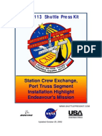 NASA Space Shuttle STS-113 Press Kit