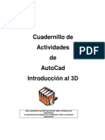 1cuadernillo de Ejercicios Autocad 3d