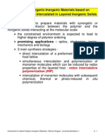 A New Strategy: 2-D Hybrid Organic-Inorganic Materials Based On Organic Polymers Intercalated in Layered Inorganic Solids