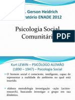 Psicologia Social Comunitária e seus conceitos-chave