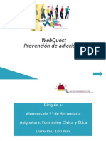 Webquest Adicciones