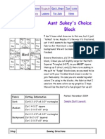 Aunt Sukey's Choice Block - 12in