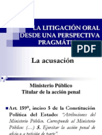 Técnicas de Litigación Oral - La Acusación