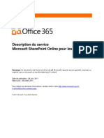 Microsoft SharePoint Online Standard Service Description Final FR MAJ