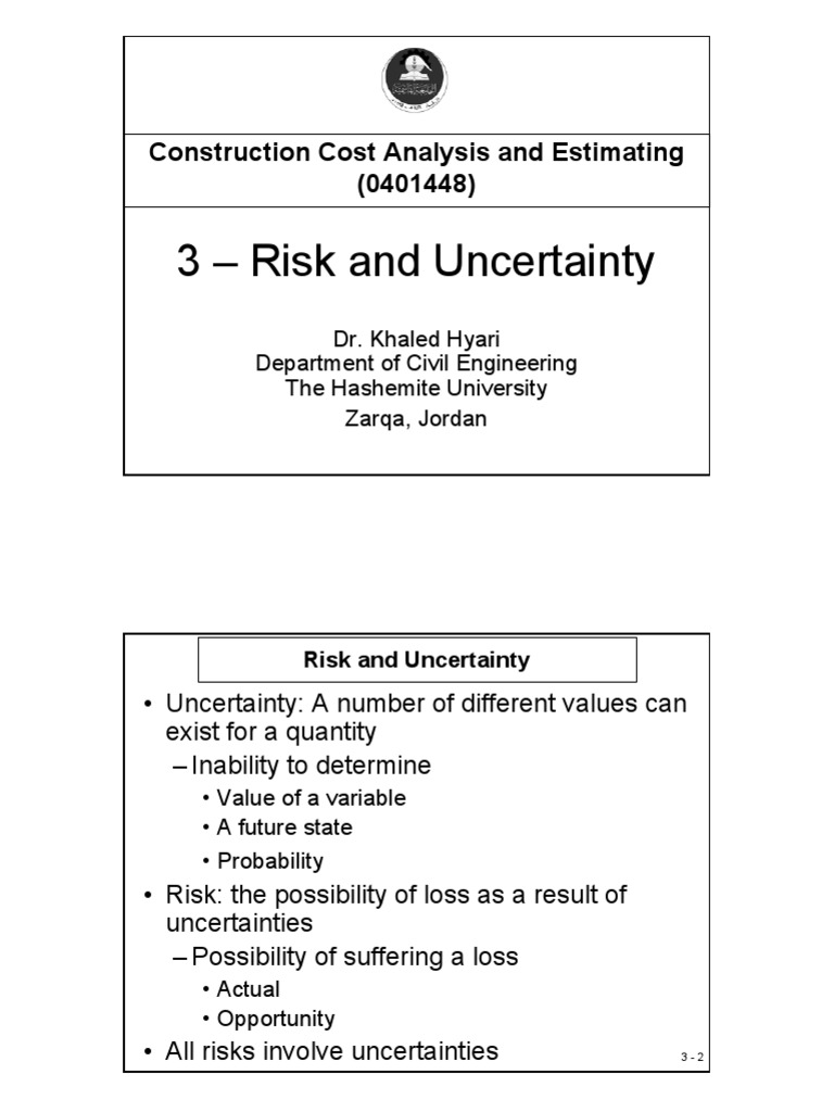 3 Risk20and20Uncertainty | PDF | Utility | Risk Aversion