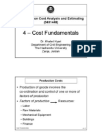 4 - Cost Fundamentals: Construction Cost Analysis and Estimating (0401448)