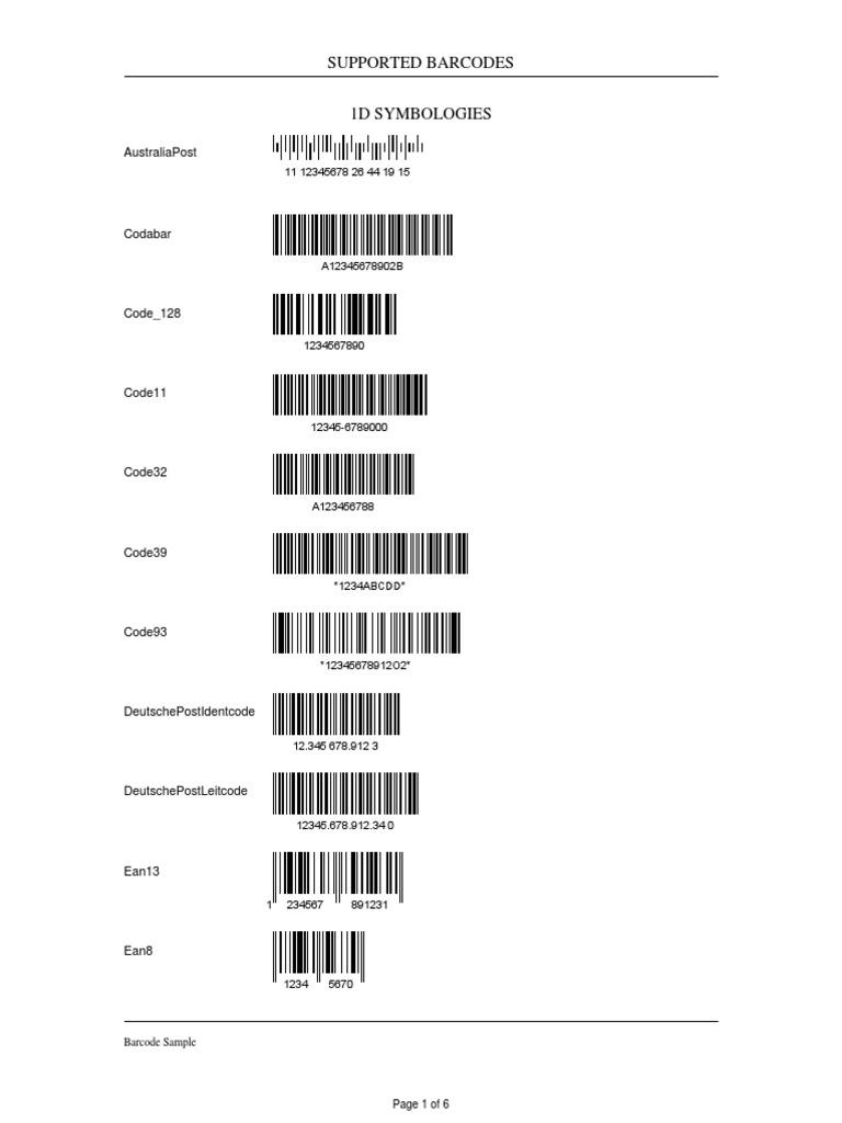 Barcode | PDF