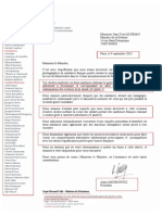 Lettre Du Président de La Licra - Jean-Yves Driand Du 13-09-2013 - Affaire Dieudonné