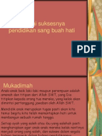 Menggapai Suksesnya Pendidikan Sang Buah Hati