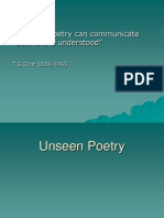 Unseen Poetry