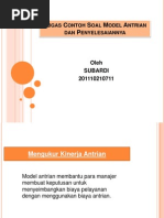 Download Model Antrian Dan Penyelesaiannya by Aries Rizka Amelia SN195162398 doc pdf