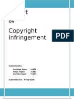 Copyright Infringement Report Final