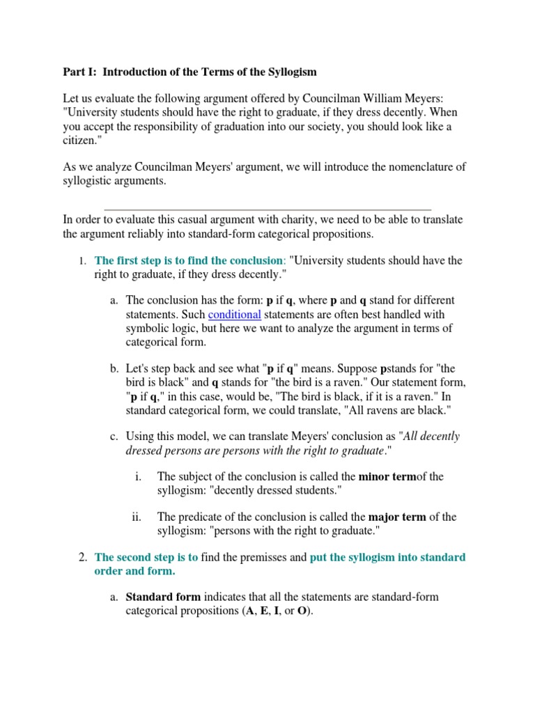 Syllogism examples pdf picture