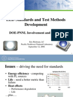 LED Standards and Test Methods Development: DOE-PNNL Involvement and Support