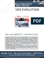 97-04 Aixam 500 Evolution Pieces